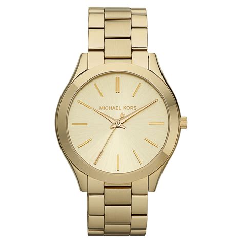 michael kors women's runway gold tone watch mk3179|michael kors mk3179.